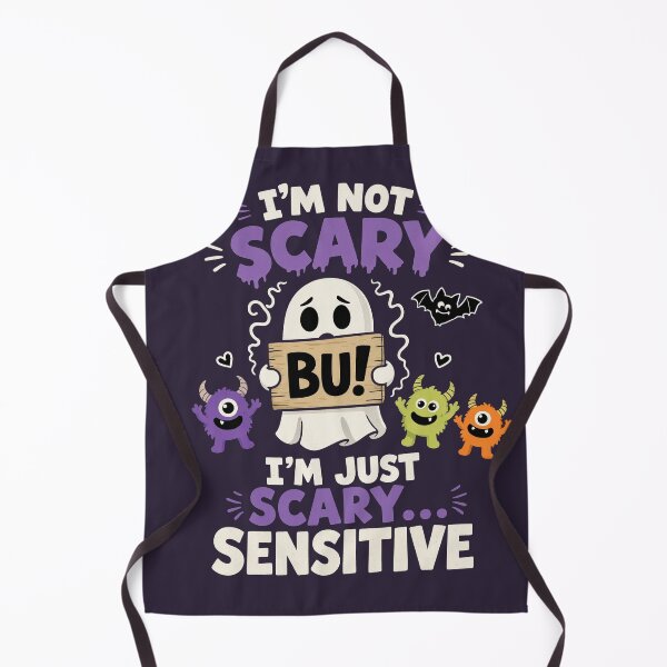 Item preview, Im Not Scary Im Just Scary Sensitive Ghost designed and sold by CloudyCatArt.