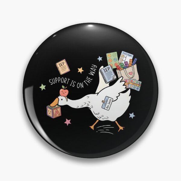 Item preview, Support Is on the Way Funny IEP Special Education Teacher Goose Graphic designed and sold by pedri05.