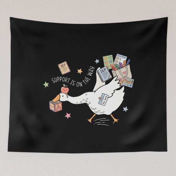Item preview, Support Is on the Way Funny IEP Special Education Teacher Goose Graphic designed and sold by pedri05.