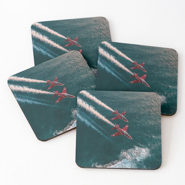 Item preview, Red Arrows Above the Shore designed and sold by Skyframe Aviation.
