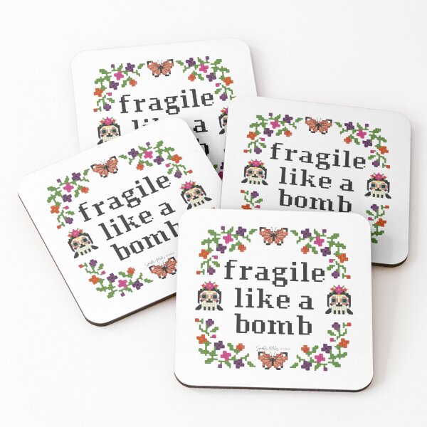Item preview, Fragile Like a Bomb designed and sold by SparklesMakesStudio.