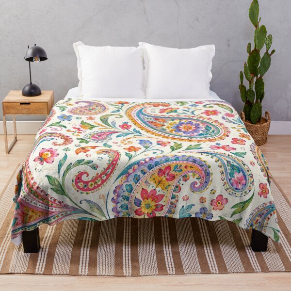 Item preview, Vibrant Paisley Botanical Dream designed and sold by Sigtrix.