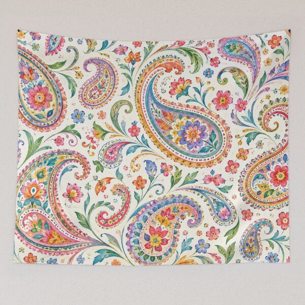 Item preview, Vibrant Paisley Botanical Dream designed and sold by Sigtrix.
