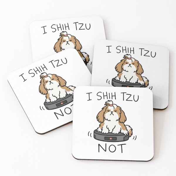Item preview, I Shih Tzu Not Funny Dog Robot Vacuum Art designed and sold by SayMaria.