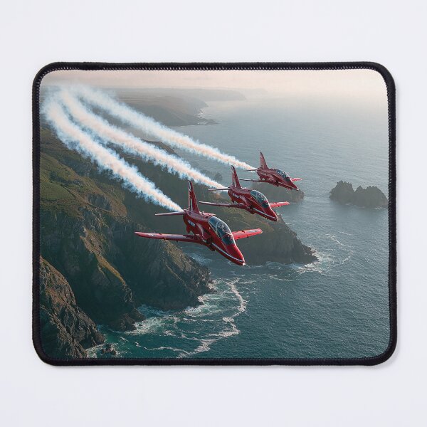 Item preview, Red Arrows in the Coastal Sky designed and sold by Skyframe Aviation.