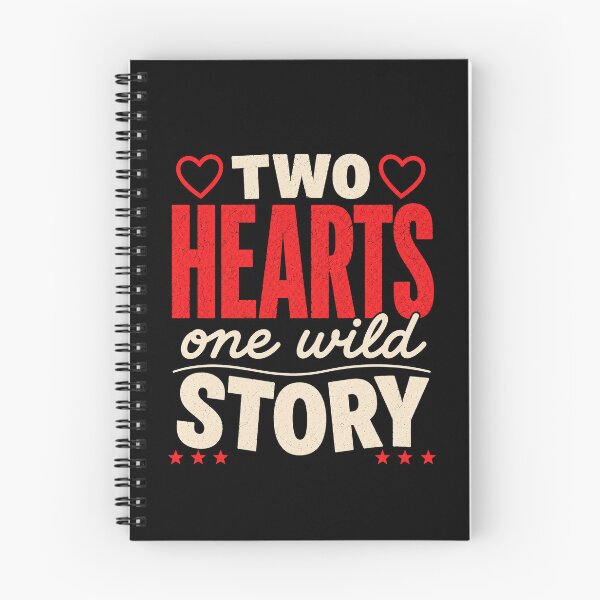 Item preview, Two Hearts One Wild Story – Romantic Couple Quote designed and sold by the-dovlat.