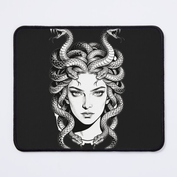 Item preview, Vintage Medusa Gorgon — Neo-Traditional Tattoo designed and sold by GodsMonsterss.