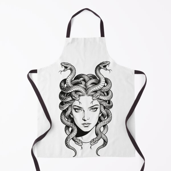 Item preview, Vintage Medusa Gorgon — Neo-Traditional Tattoo designed and sold by GodsMonsterss.