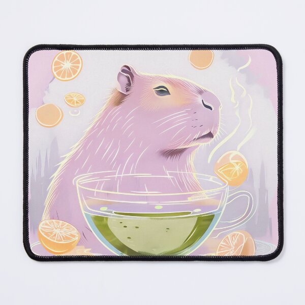Item preview, Matcha Soak Capybara designed and sold by ONYX Pixee.