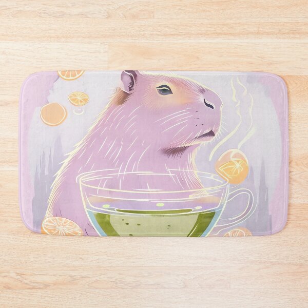 Item preview, Matcha Soak Capybara designed and sold by ONYX Pixee.