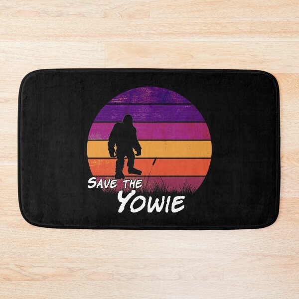 Item preview, 'Save the Yowie' distressed, funny retro design designed and sold by Twenty Twenty Visions.