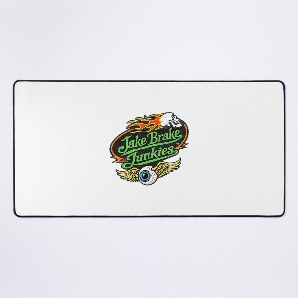 Item preview, Jake Brake Junkies Retro Flaming Skull Apparel | Best Buy designed and sold by JeremyMcs.