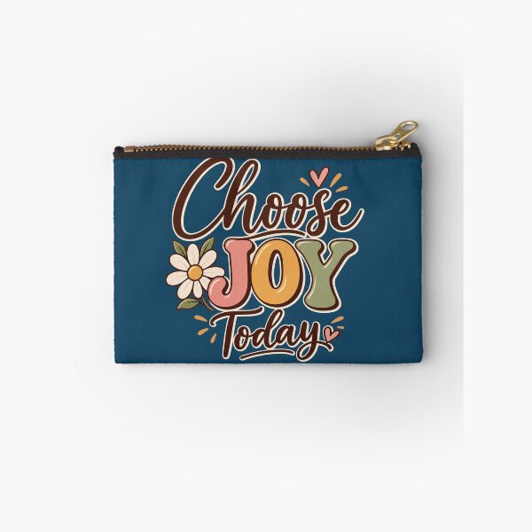 Item preview, Choose Joy Today Retro Groovy Daisy Flower Positive Quote Typography designed and sold by SeJaa.