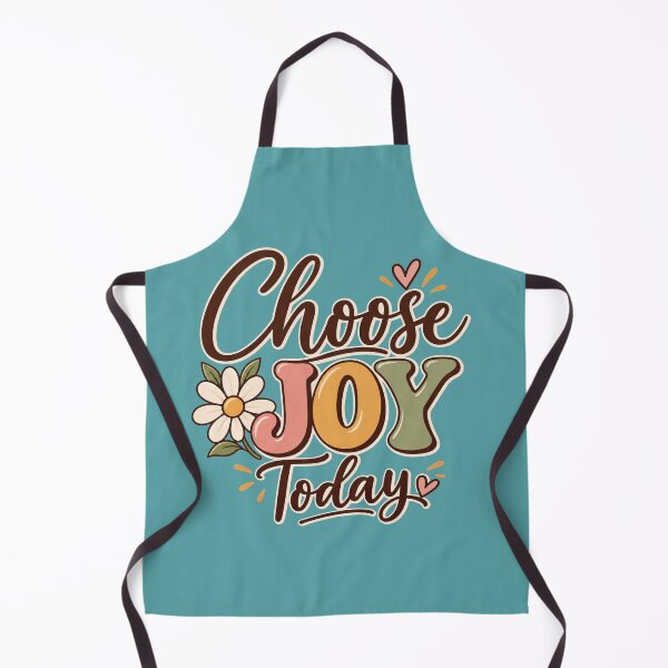 Item preview, Choose Joy Today Retro Groovy Daisy Flower Positive Quote Typography designed and sold by SeJaa.