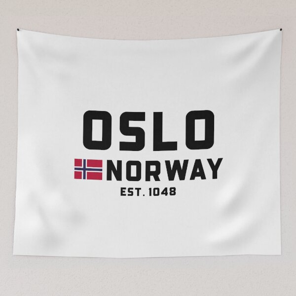 Artikelvorschau, Oslo, Norwegen – Geschichte und Flagge entworfen und verkauft von Andersce.
