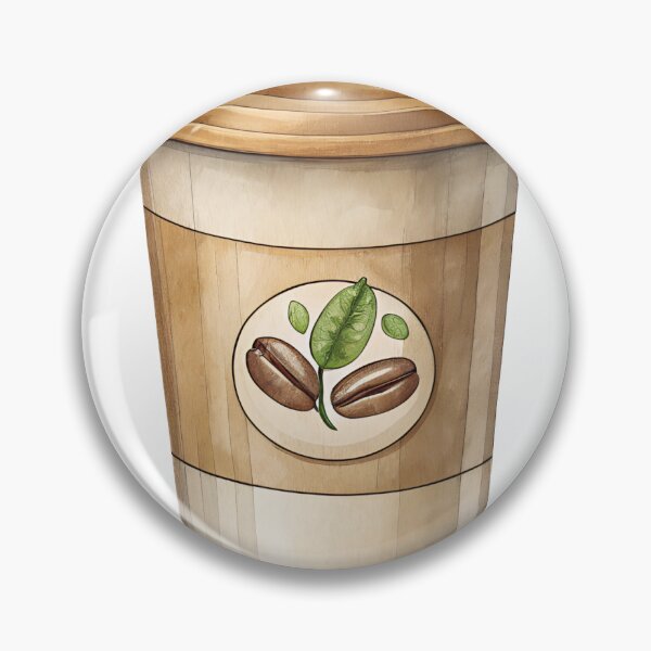 Item preview, Watercolor Takeaway Coffee Cup Illustration designed and sold by AlinaMel.