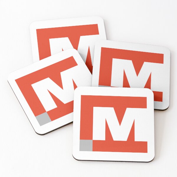 Item preview, Meggitt M Logo Modern Red Square Design designed and sold by Niklas  I Sollie.