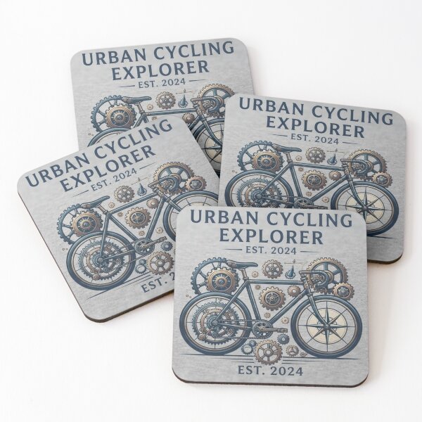 Item preview, Urban Cycling Explorer Vintage Bicycle Gear Design designed and sold by mdsakibhossain.