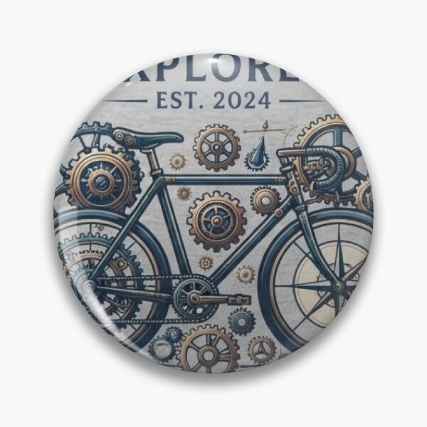 Item preview, Urban Cycling Explorer Vintage Bicycle Gear Design designed and sold by mdsakibhossain.