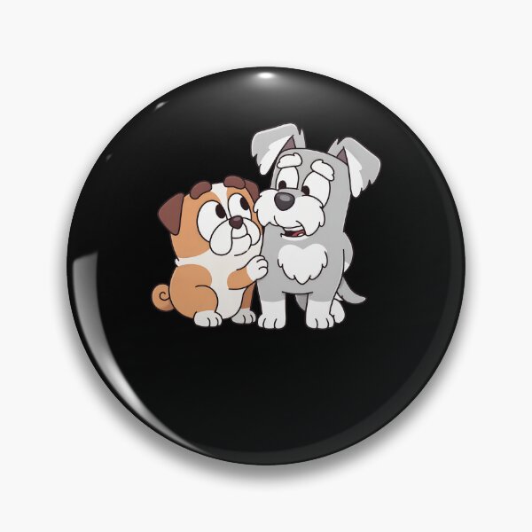 Artikelvorschau, Bingo & Stripe Bluey Cartoon Dog entworfen und verkauft von visionnen.