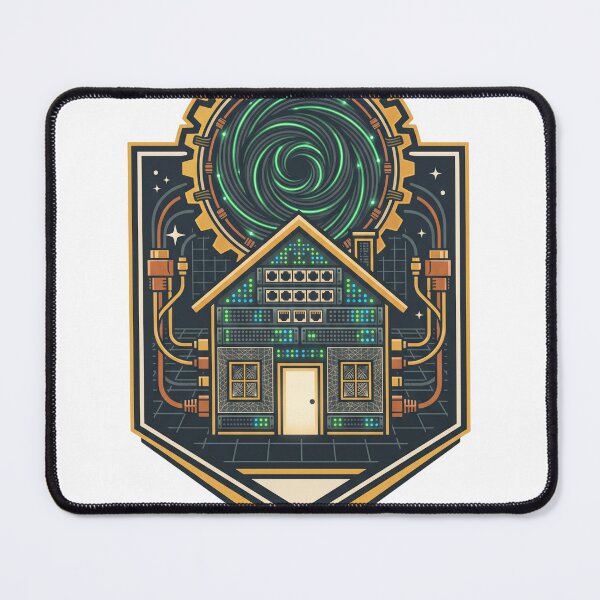 Item preview, Theres No Place Like 127.0.0.1 Localhost Network Retro Badge designed and sold by TechNexusPrints.