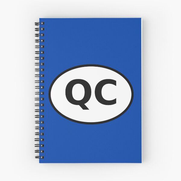 Item preview, Quebec QC International Oval Sticker · Minimalist Canadian Travel Identity designed and sold by The Digital Compass.