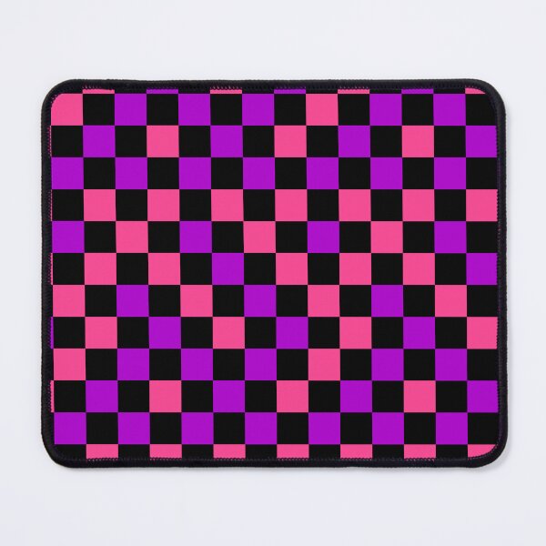 Item preview, Pink Purple and Black Checkered Design   designed and sold by PatternTitan.