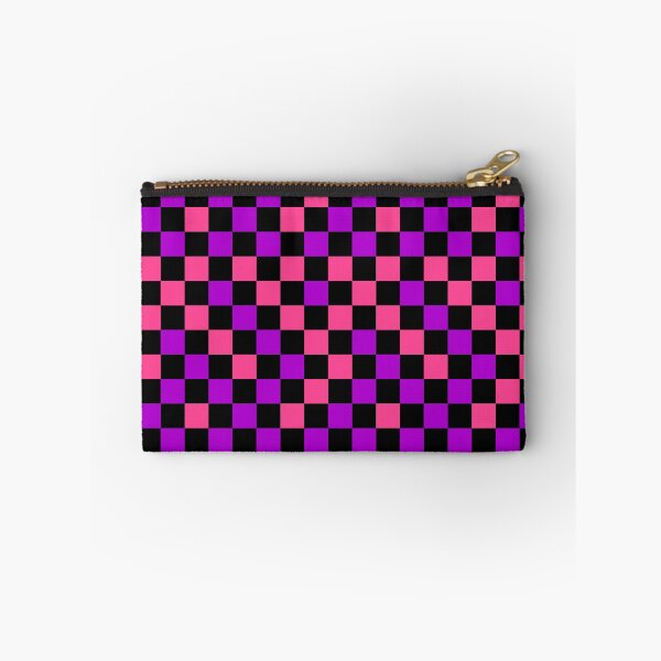 Item preview, Pink Purple and Black Checkered Design   designed and sold by PatternTitan.