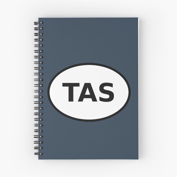 Item preview, Tasmania TAS International Oval Sticker · Minimalist Australian Travel Identity designed and sold by The Digital Compass.