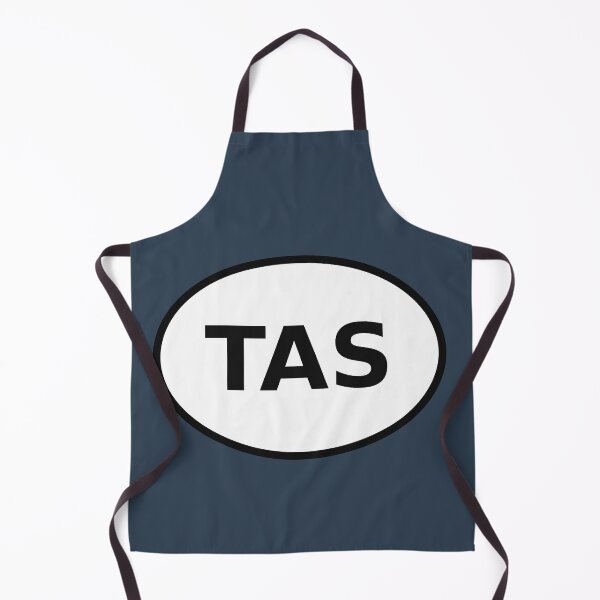Artikelvorschau, Tasmanien TAS International Oval Aufkleber · Minimalistische australische Reiseidentität entworfen und verkauft von The Digital Compass.