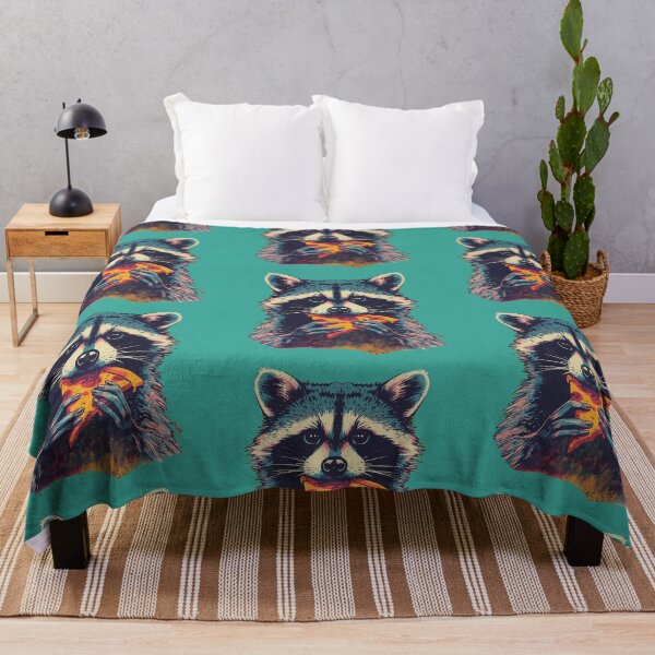 Item preview, ? Pizza Raccoon – Funny Food Lover Design designed and sold by mrworld000.