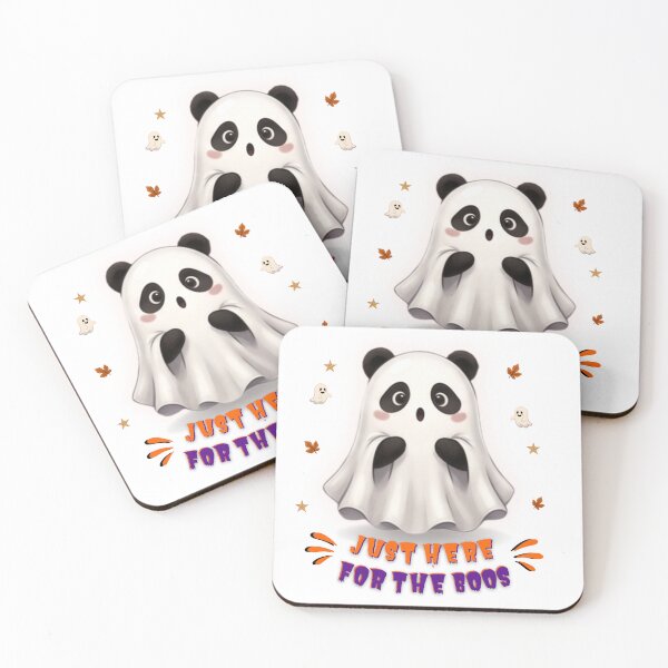 Item preview, Cute Ghost Panda Just Here For The Boos Halloween Art designed and sold by EnginerdStudio.