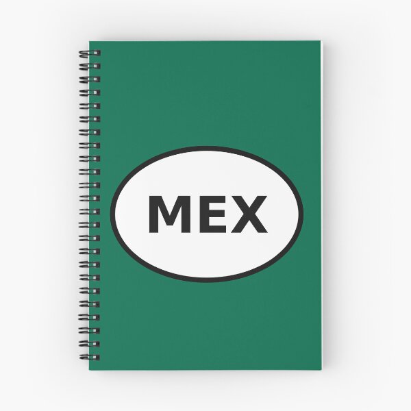 Item preview, Mexico MEX International Oval Sticker · Minimalist Global Travel Identity designed and sold by The Digital Compass.
