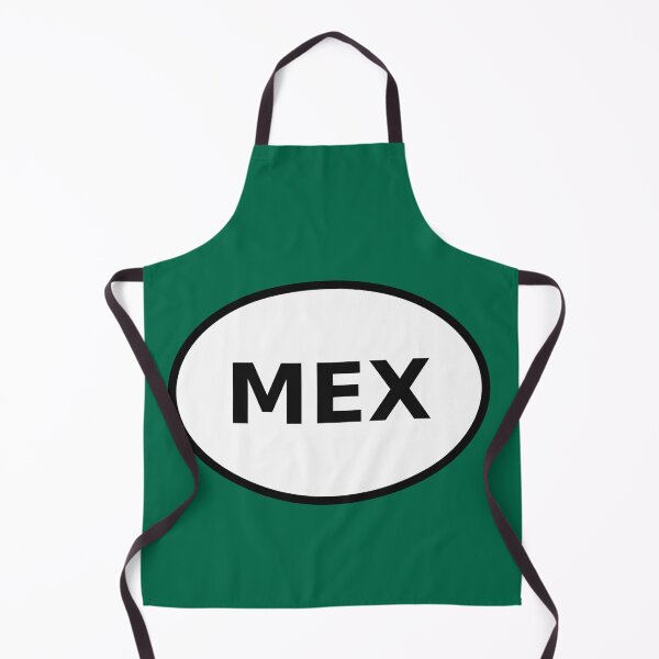 Item preview, Mexico MEX International Oval Sticker · Minimalist Global Travel Identity designed and sold by The Digital Compass.