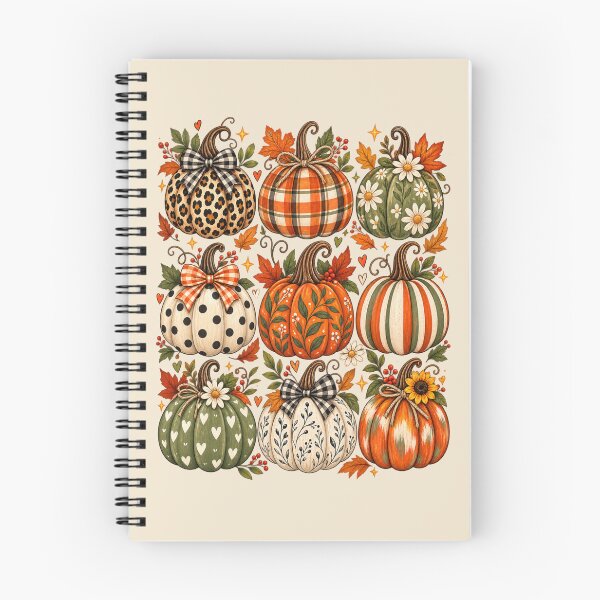 Item preview, Patterned Autumn Pumpkin Grid Vintage Cottagecore Fall Graphic designed and sold by PACS0011.