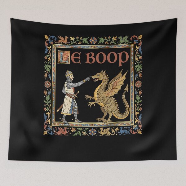 Item preview, Le Boop Medieval Knight Dragon Funny Renaissance Faire designed and sold by Averybennett23.