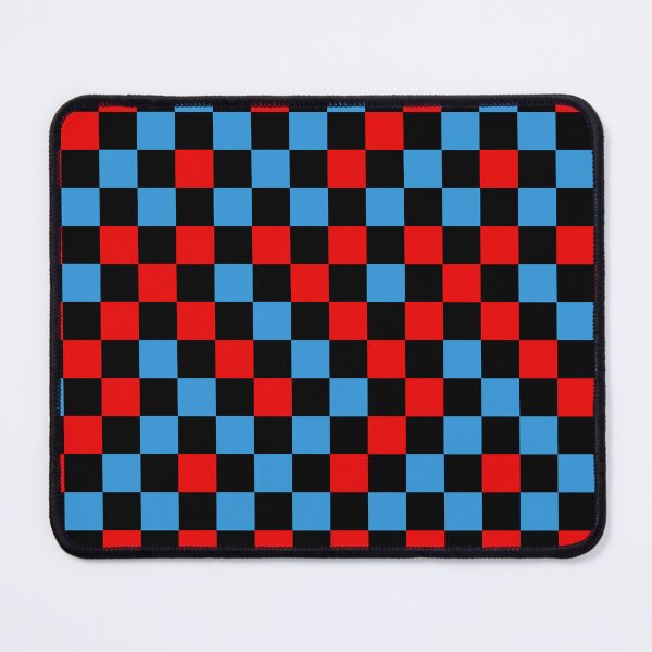 Item preview, Red Blue and Black Checkered Design   designed and sold by PatternTitan.