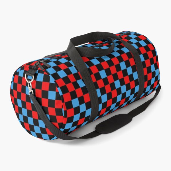 Item preview, Red Blue and Black Checkered Design   designed and sold by PatternTitan.