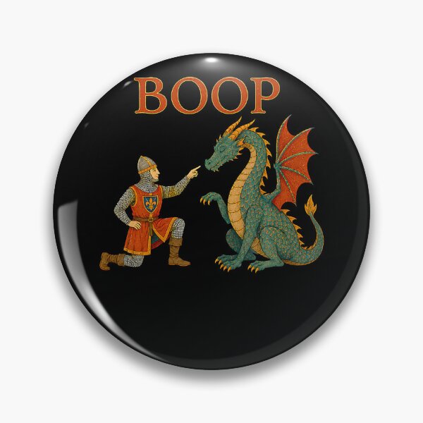 Item preview, Boop Medieval Times Art Knight Dragon designed and sold by Averybennett23.