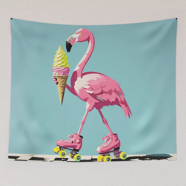 Item preview, Summer Glide Flamingo designed and sold by ONYX Pixee.
