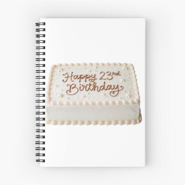 Item preview, Happy 23rd birthday 23 cute adorable cake party vanilla white kawaii designed and sold by CheeseBlueprint.