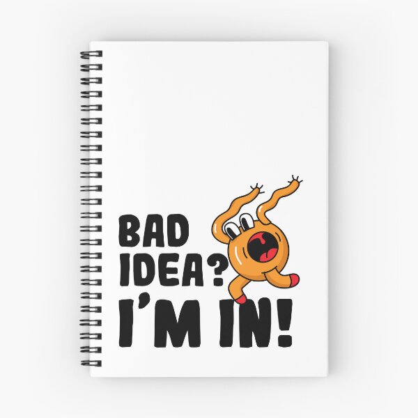 Item preview, Bad Idea? I’m In! | Funny Crazy Character designed and sold by Creatory.studio.