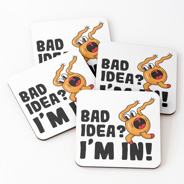 Item preview, Bad Idea? I’m In! | Funny Crazy Character designed and sold by Creatory.studio.