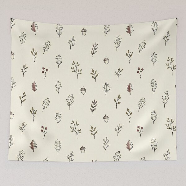 Item preview, Minimalist Autumn Botanical Pattern designed and sold by Ivy-Triggs.
