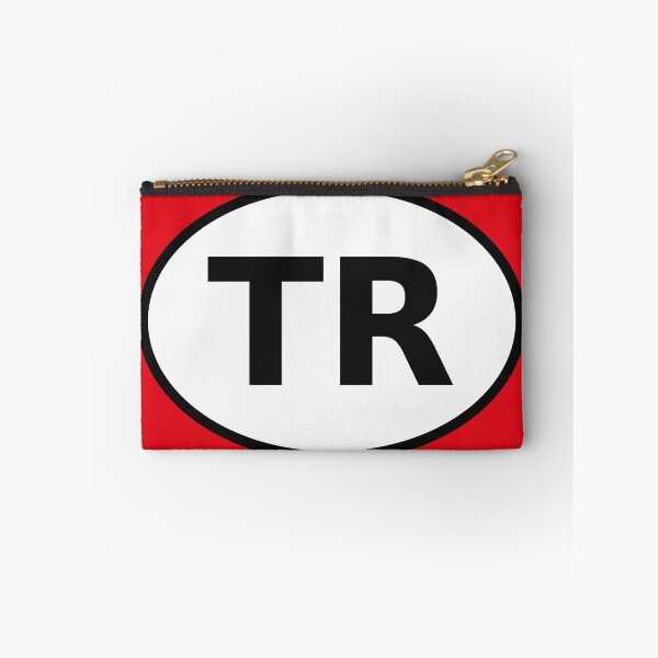 Item preview, Türkiye TR International Oval Sticker · Minimalist Global Travel Identity designed and sold by The Digital Compass.