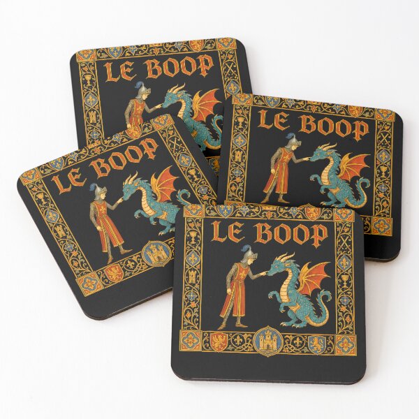 Item preview, Le Boop Medieval Knight Dragon Fantasy Humor designed and sold by Averybennett23.