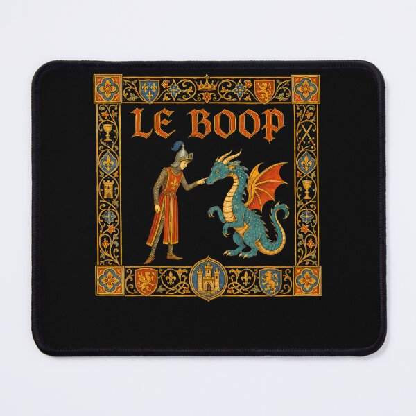 Item preview, Le Boop Medieval Knight Dragon Fantasy Humor designed and sold by Averybennett23.