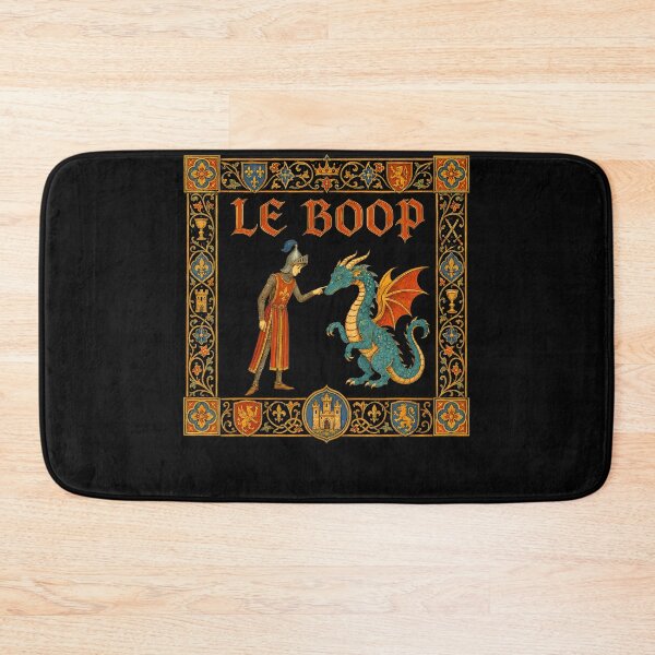 Item preview, Le Boop Medieval Knight Dragon Fantasy Humor designed and sold by Averybennett23.