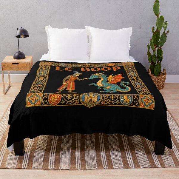 Item preview, Le Boop Medieval Knight Dragon Fantasy Humor designed and sold by Averybennett23.