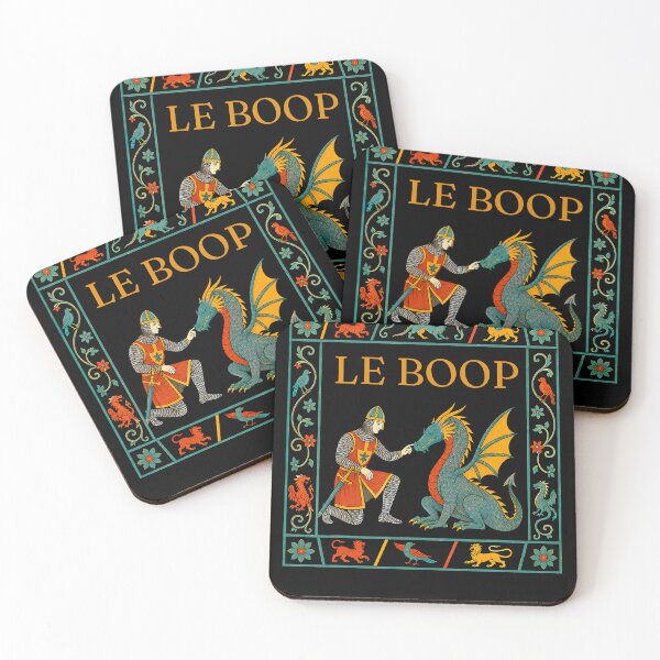 Item preview, Le Boop Medieval Knight Dragon Fantasy Humor designed and sold by Averybennett23.